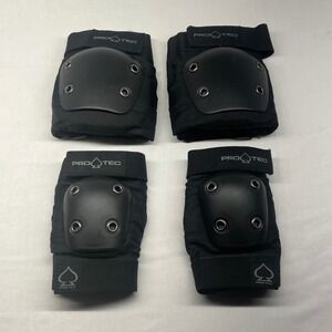 Pro-Tec Knee & Elbow Pads Set Black
Protective‎ Gear Skateboard Rollerblade BMX